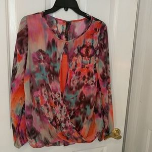 Ladies camisole with overblouse